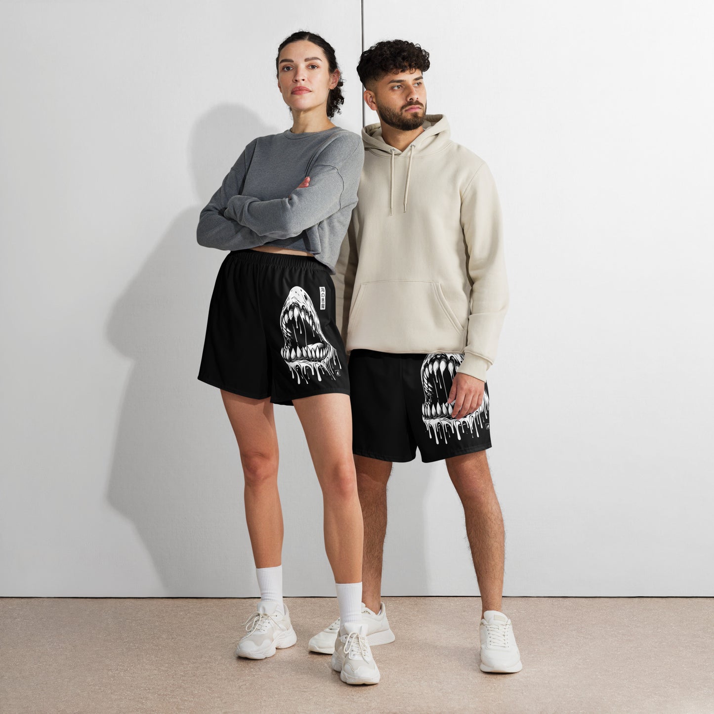 SEA DEMON Athletic Long Shorts - Premium Streetwear from APEX SURF CO. - Just $39! Shop now at APEX | Clothing Brand