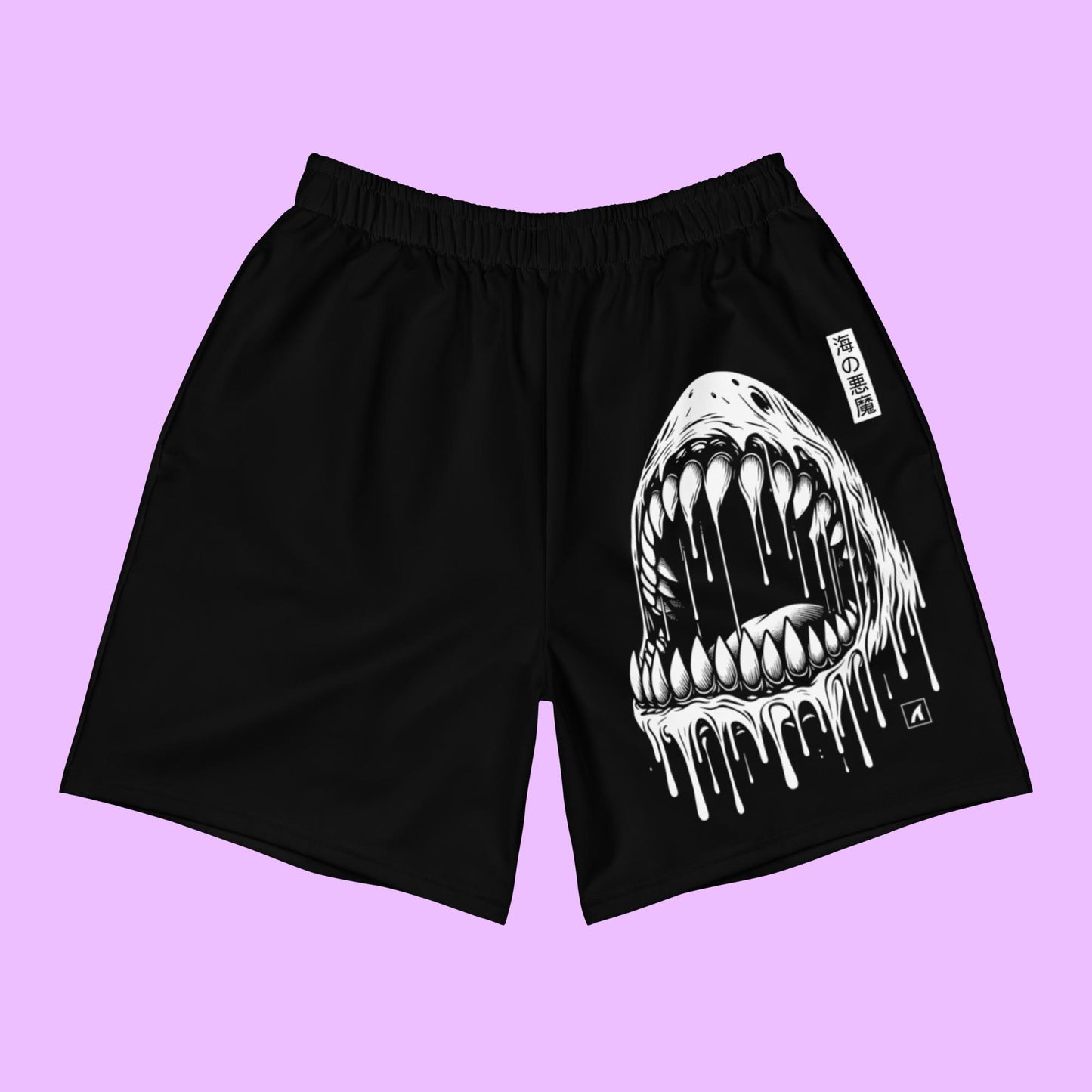 SEA DEMON Athletic Long Shorts - Premium Streetwear from APEX SURF CO. - Just $39! Shop now at APEX | Clothing Brand