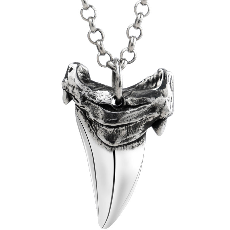 Shark Teeth Necklace - Sterling Silver - Premium Streetwear from APEX USA - Just $69! Shop now at APEX | Clothing Brand