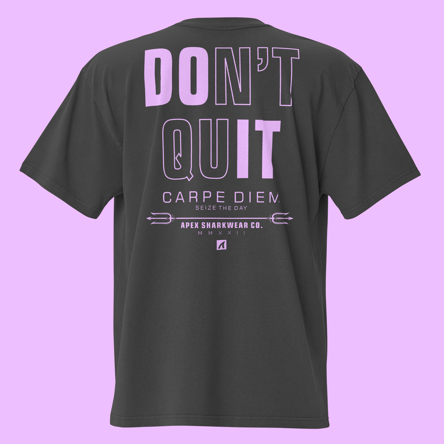 DON'T QUIT / DO IT OVERSIZED TEE - BLACK - Premium Streetwear from APEX SURF CO | SHARKWEAR - Just $44! Shop now at APEX SURF CO | SHARKWEAR