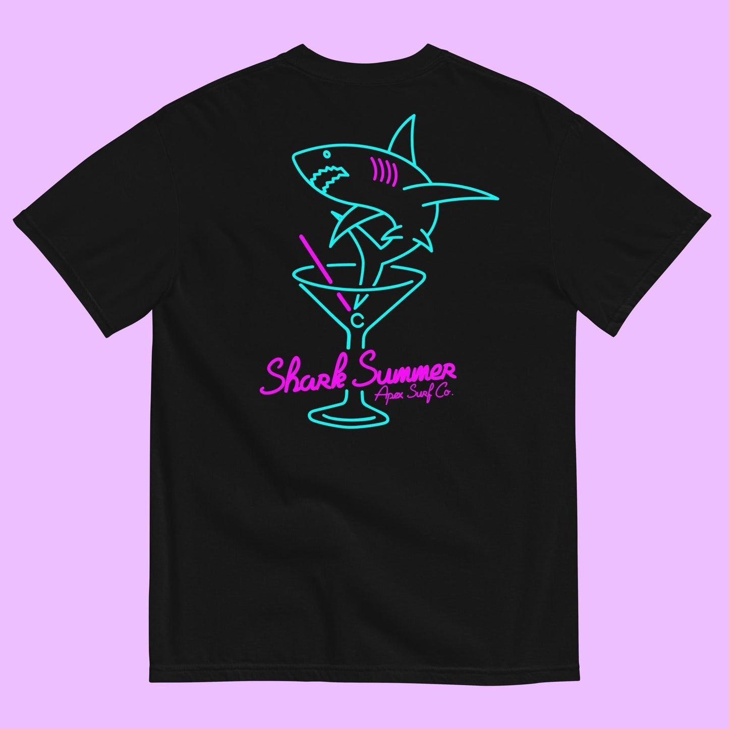 SHARK SUMMER - GRAPHIC TEE - Premium Streetwear from APEX | Streetwear - Just $36! Shop now at APEX | Streetwear