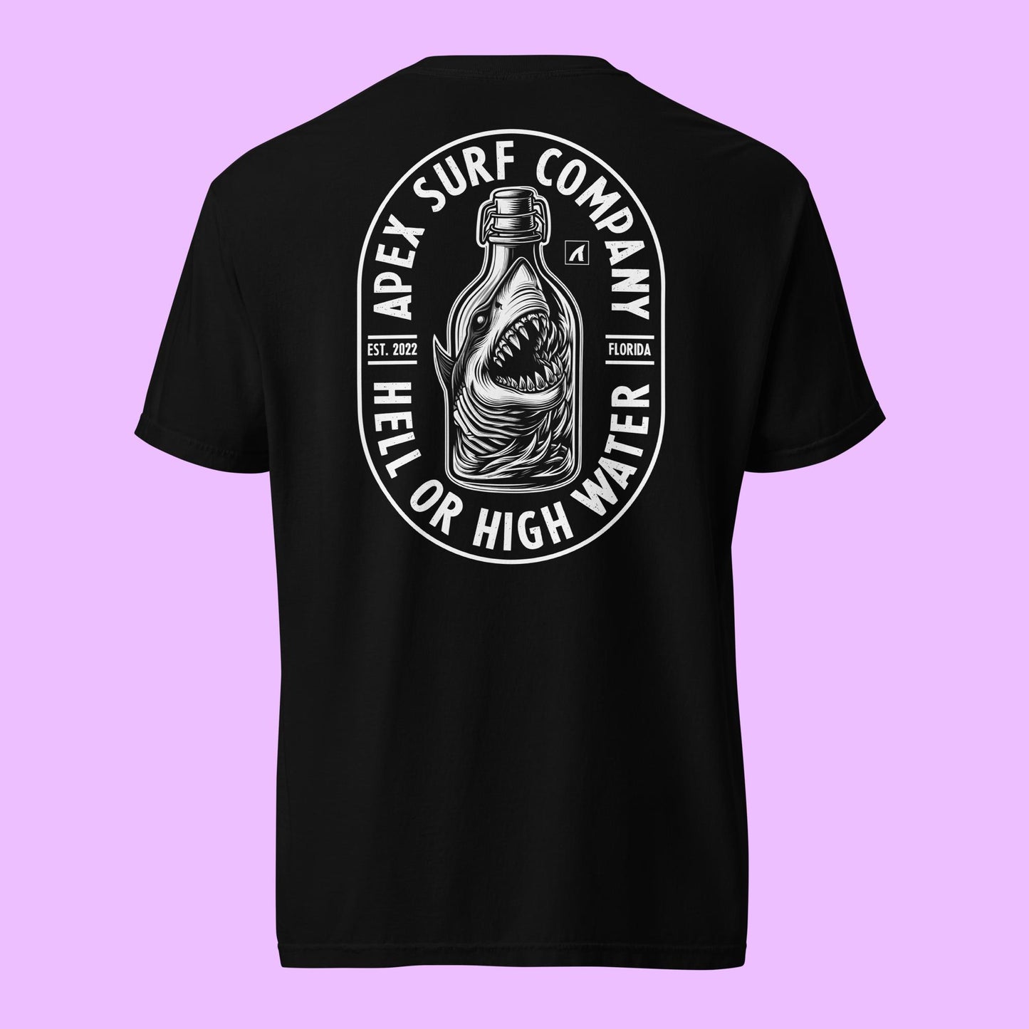 HELL OR HIGH WATER - GRAPHIC TEE - Premium Streetwear from APEX | Streetwear - Just $36! Shop now at APEX | Streetwear
