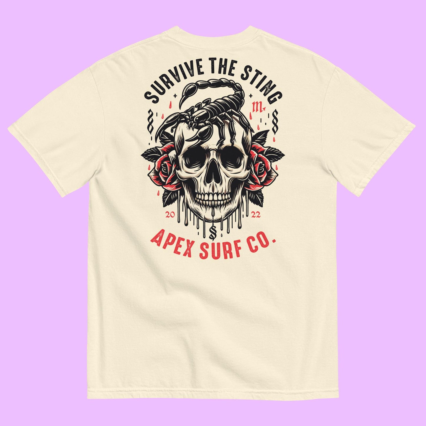 SURVIVE THE STING - GRAPHIC TEE - Premium Streetwear from APEX | Streetwear - Just $36! Shop now at APEX | Streetwear