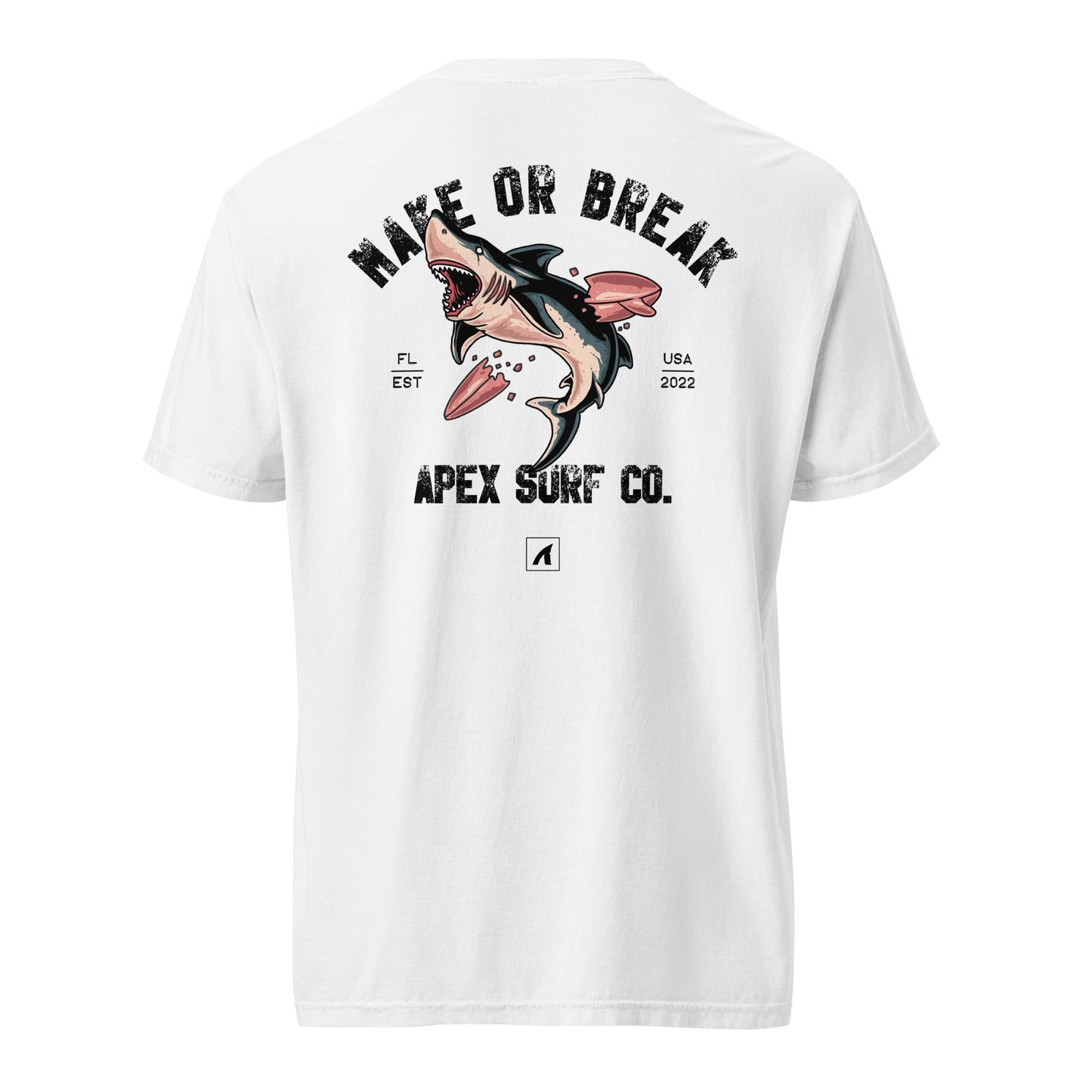 MAKE OR BREAK - GRAPHIC TEE - WHITE - Premium Streetwear from APEX | Streetwear - Just $36! Shop now at APEX | Streetwear
