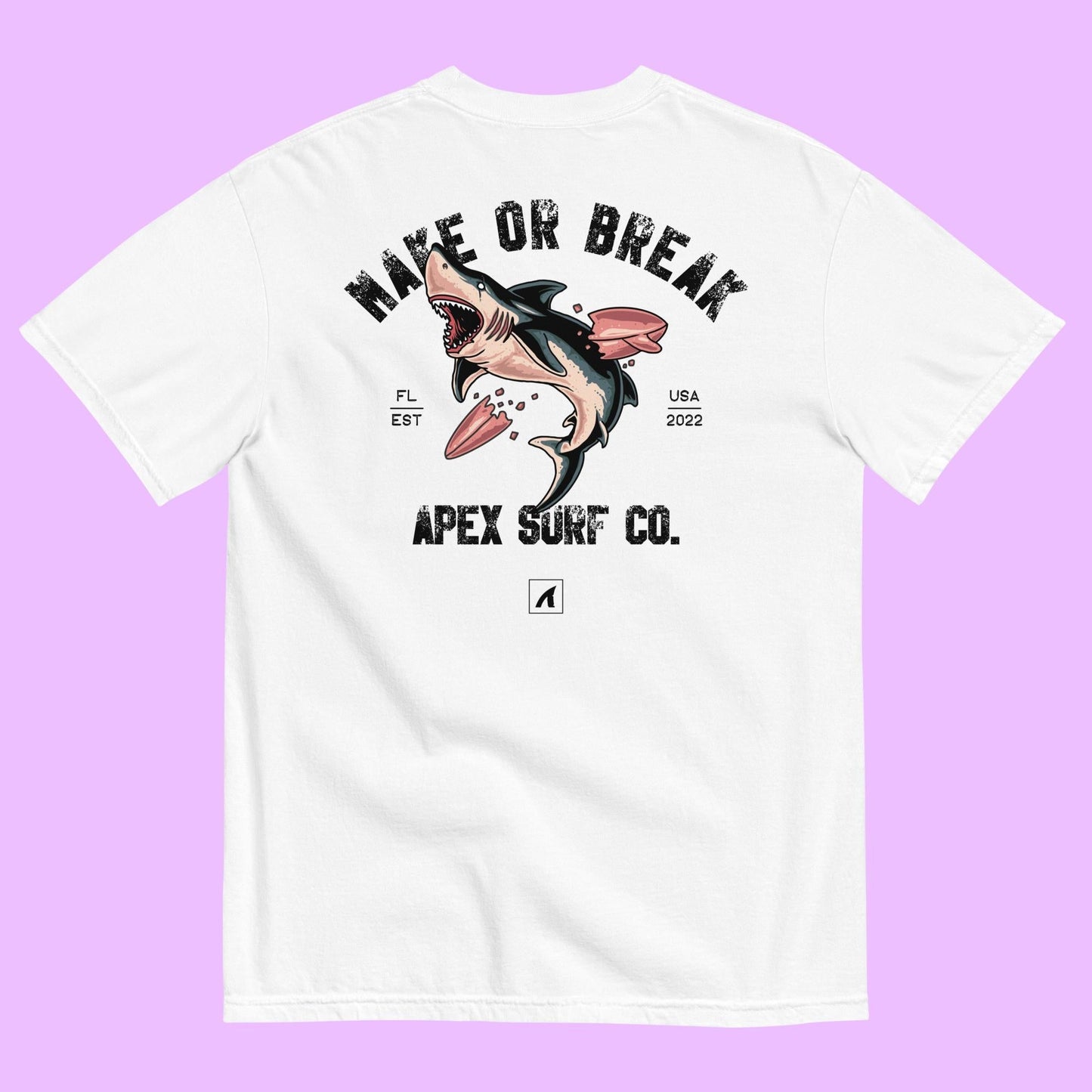 MAKE OR BREAK - GRAPHIC TEE - WHITE - Premium Streetwear from APEX | Streetwear - Just $36! Shop now at APEX | Streetwear