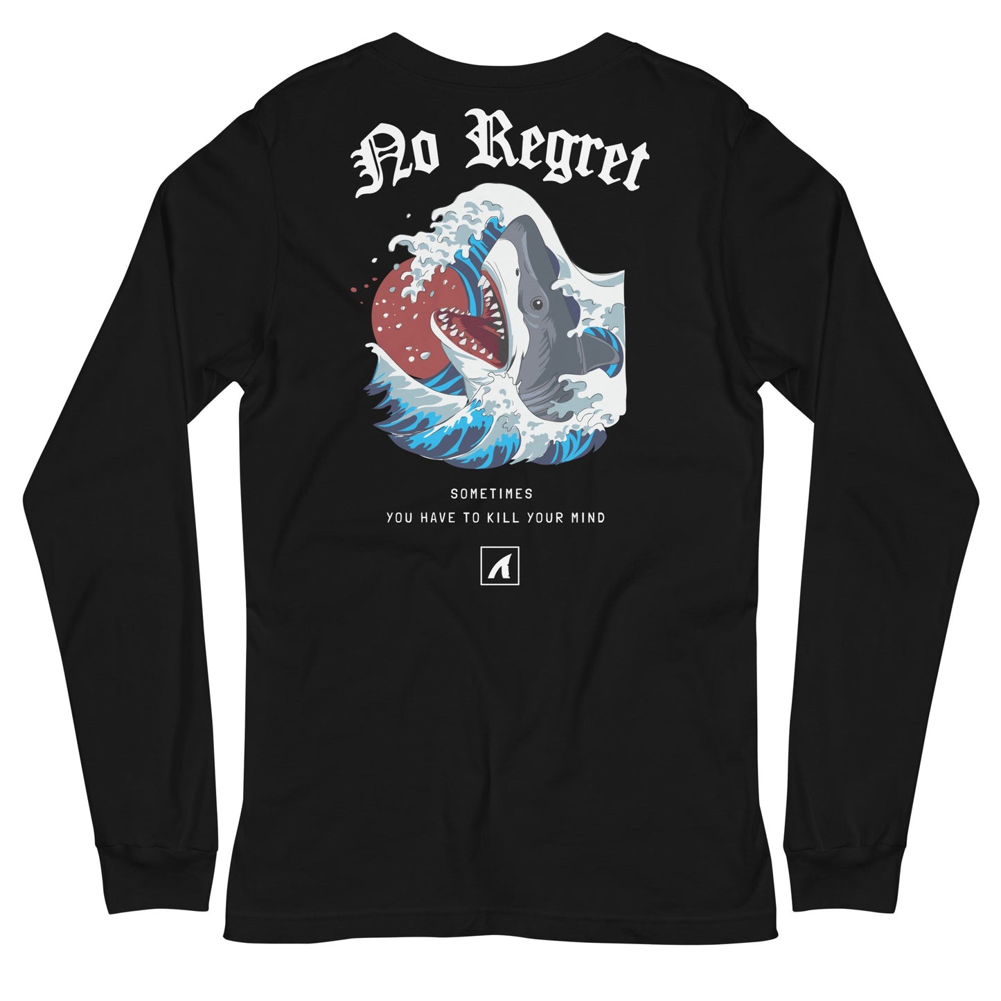 No Regret Long Sleeve - Black - Premium Streetwear from APEX USA - Just $38! Shop now at APEX | Clothing Brand