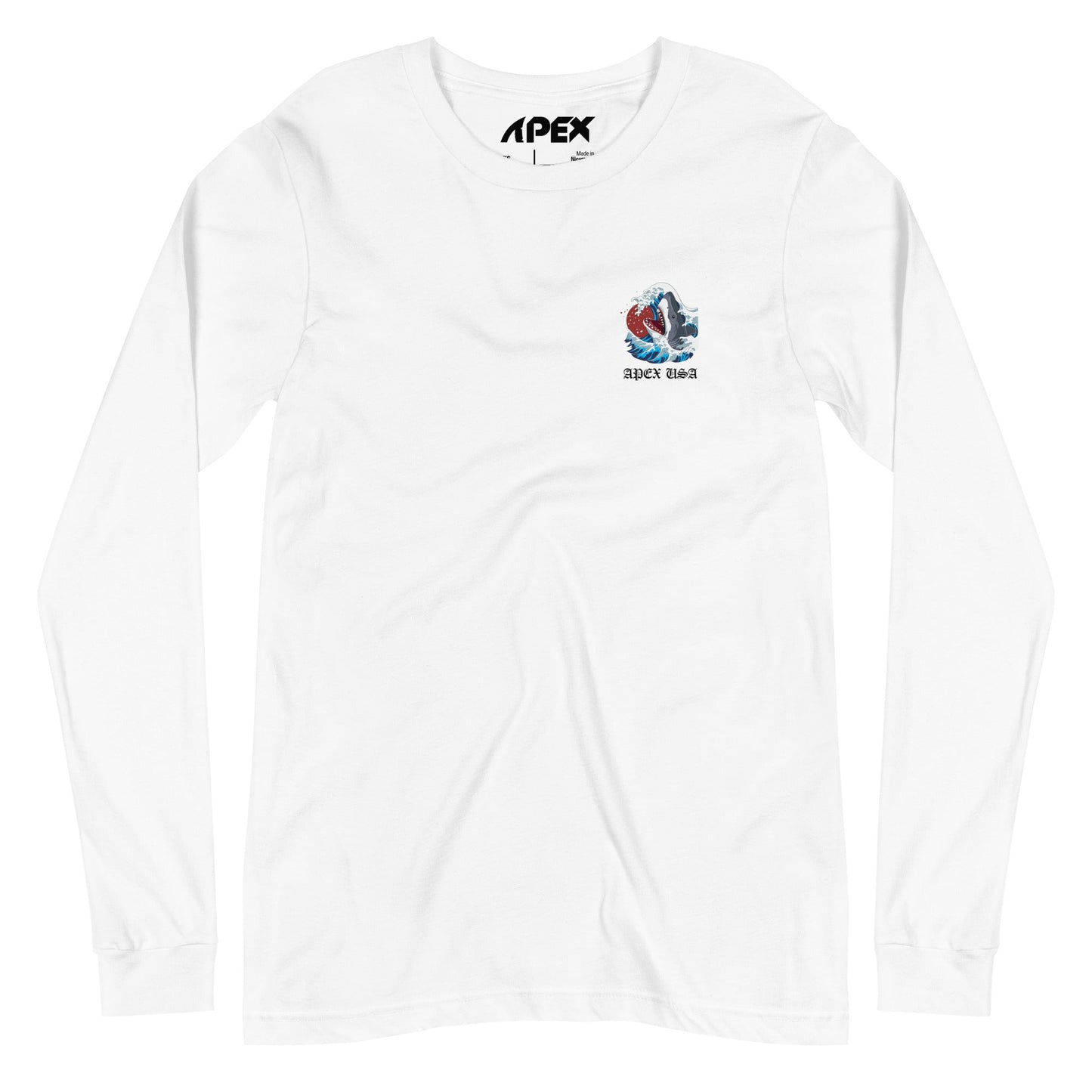 No Regret Long Sleeve - White - Premium Streetwear from APEX USA - Just $38! Shop now at APEX | Clothing Brand