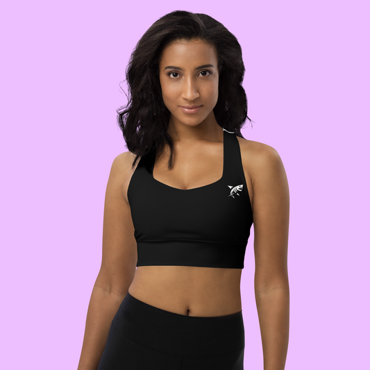 EVERYDAY SHARKWEAR SPORTS BRA - MIDNIGHT - Premium Streetwear from APEX SURF CO | SHARKWEAR - Just $44! Shop now at APEX SURF CO | SHARKWEAR