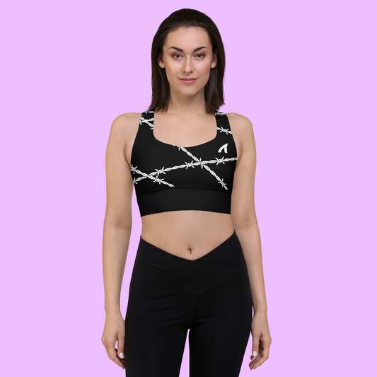 BARBWIRE SPORTS BRA - Premium Streetwear from APEX SURF CO | SHARKWEAR - Just $45! Shop now at APEX SURF CO | SHARKWEAR