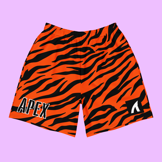 TIGER PRINT ATHLETIC SHORTS - Premium Streetwear from APEX SURF CO | SHARKWEAR - Just $39! Shop now at APEX SURF CO | SHARKWEAR