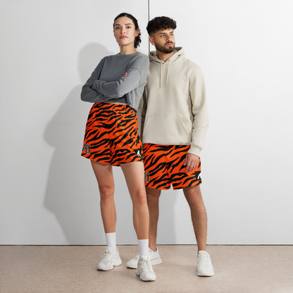 TIGER PRINT ATHLETIC SHORTS - Premium Streetwear from APEX SURF CO | SHARKWEAR - Just $39! Shop now at APEX SURF CO | SHARKWEAR