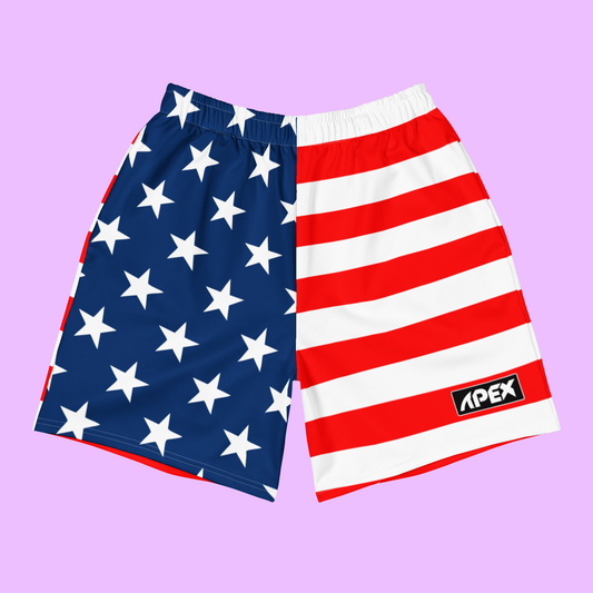 MURICA LONG SHORTS (LIMITED EDITION) - Premium Streetwear from APEX SURF CO | SHARKWEAR - Just $39! Shop now at APEX SURF CO | SHARKWEAR