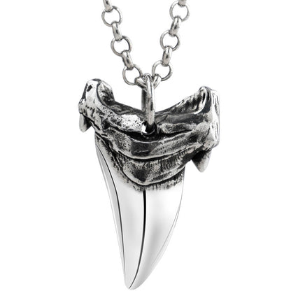 Shark Teeth Necklace - Sterling Silver - Premium Necklace from APEX USA - Just $69! Shop now at APEX USA