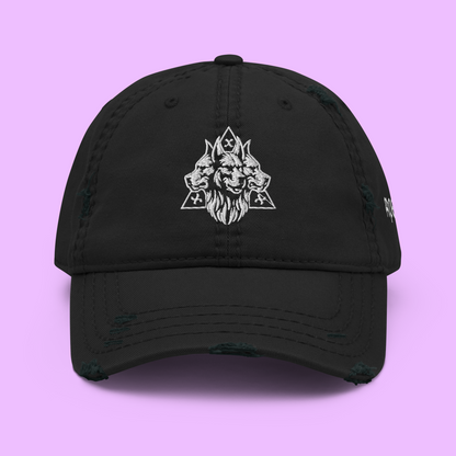 CERBERUS APEX DISTRESSED HAT - Premium Streetwear from APEX | Streetwear - Just $32! Shop now at Apex Surf Co.