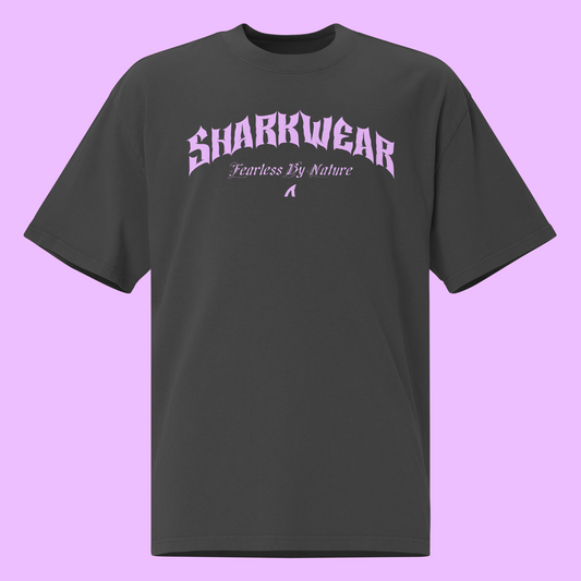 SHARKWEAR OVERSIZED T-SHIRT - CHARCOAL - Premium Streetwear from APEX SURF CO | SHARKWEAR - Just $40! Shop now at APEX SURF CO | SHARKWEAR