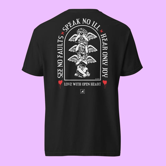 THREE WISE CUPIDS - GRAPHIC TEE (LIMITED) - Premium Streetwear from APEX | Streetwear - Just $36! Shop now at APEX | Streetwear