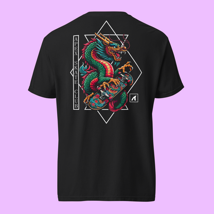 APEX SKATE CLUB - BLACK - GRAPHIC TEE - Premium Streetwear from APEX | Streetwear - Just $36! Shop now at Apex Surf Co.