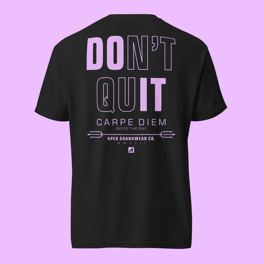 DON'T QUIT / DO IT - BLACK - GRAPHIC TEE - Premium Streetwear from APEX | Sharkwear - Just $36! Shop now at APEX | ASC