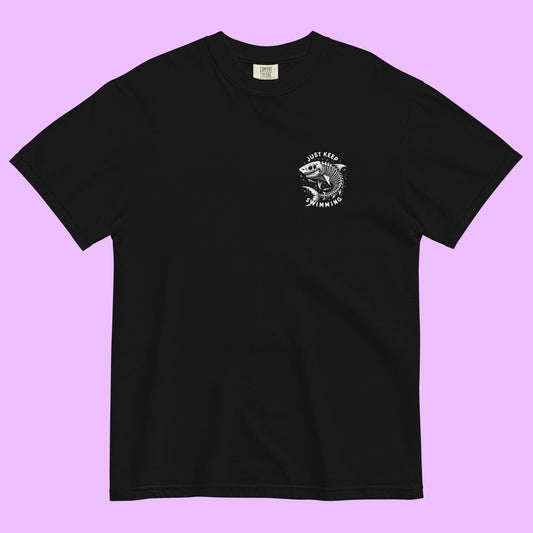 JUST KEEP SWIMMING - GRAPHIC TEE - Premium Streetwear from APEX | Streetwear - Just $36! Shop now at APEX | Streetwear