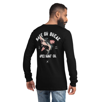 MAKE OR BREAK LONG SLEEVE - BLACK - Premium  from APEX USA - Just $38! Shop now at APEX USA