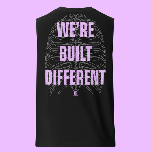 WE'RE BUILT DIFFERENT TANK - Premium Streetwear from APEX SURF CO | SHARKWEAR - Just $34! Shop now at APEX SURF CO | SHARKWEAR