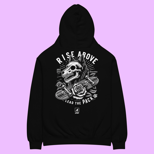 RISE ABOVE HOODIE - Premium Streetwear from APEX SURF CO | SHARKWEAR - Just $80! Shop now at APEX SURF CO | SHARKWEAR