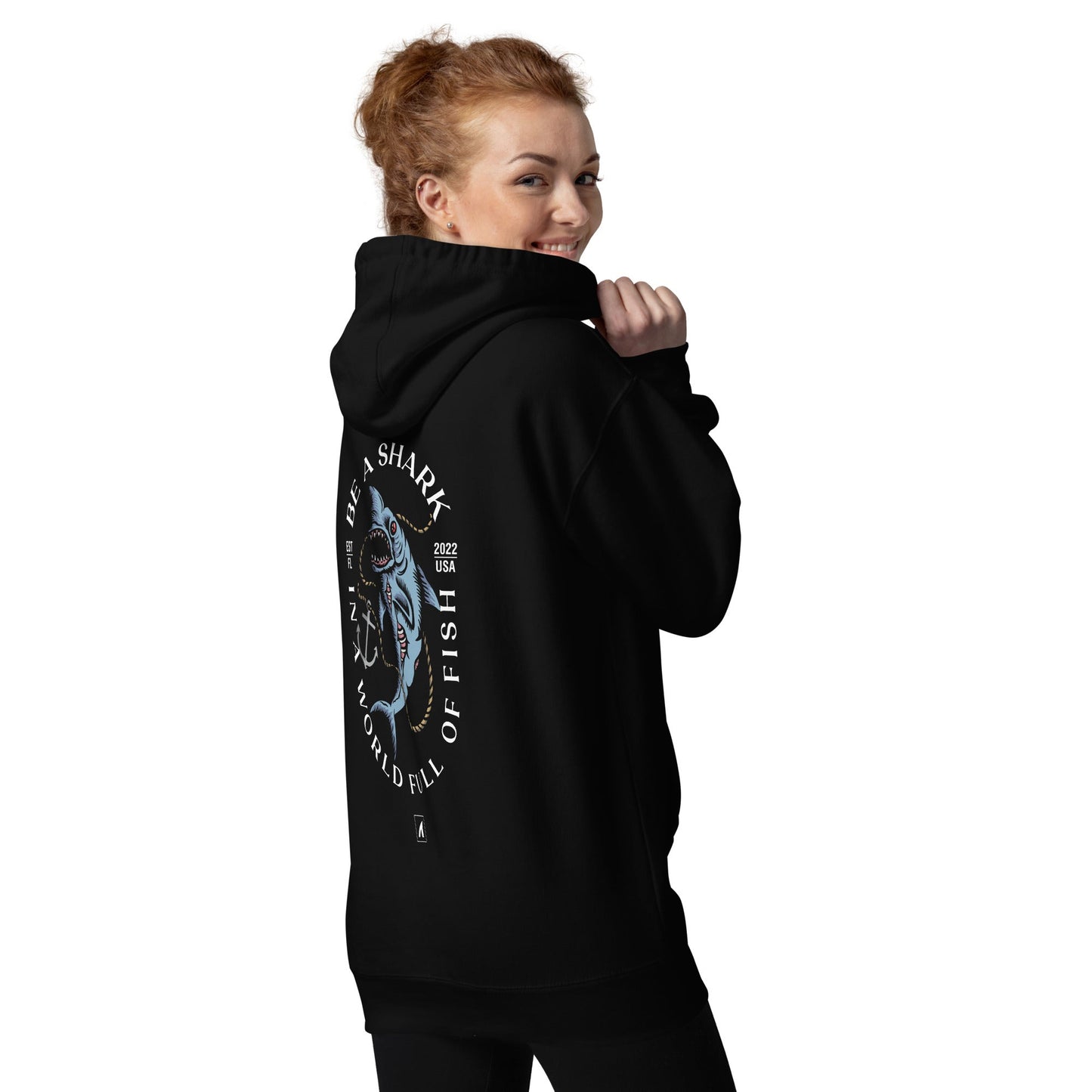 BE A SHARK HOODIE - Premium  from APEX USA - Just $49! Shop now at APEX USA