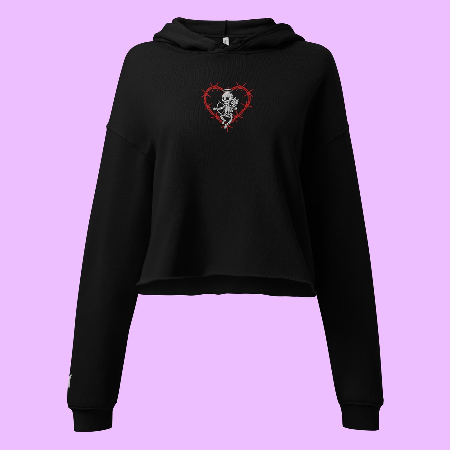 PAINFUL LOVE CROP HOODIE - (LIMITED) - Premium  from APEX | Streetwear - Just $49! Shop now at APEX | Clothing Company